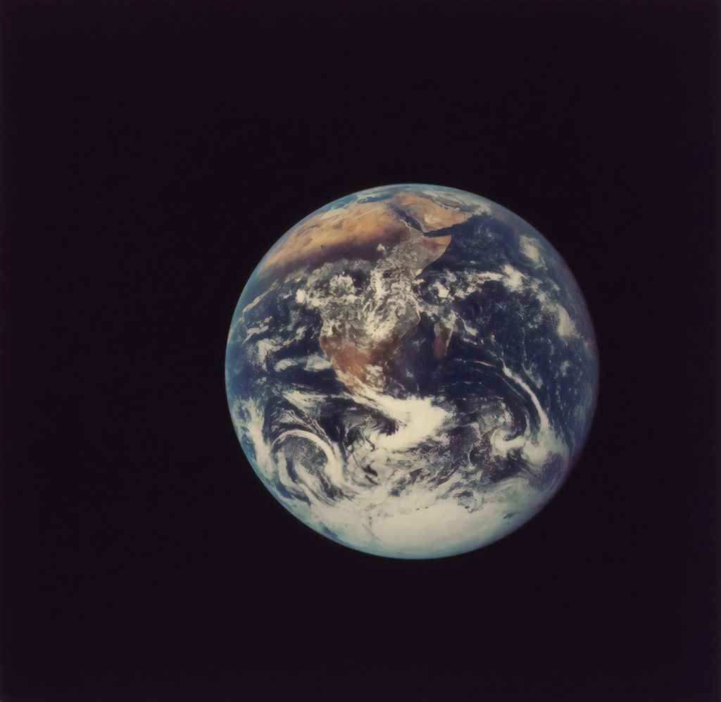 Pale blue dot - Earth from space