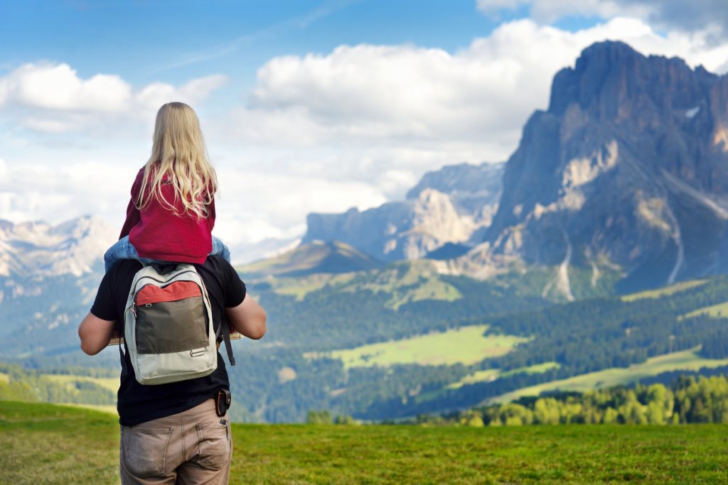 Hiking in the Dolomites